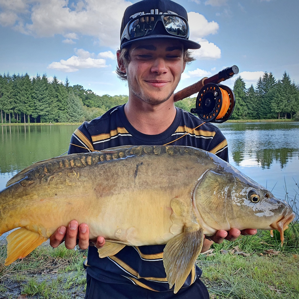 stage de pêche de la carpe à la mouche